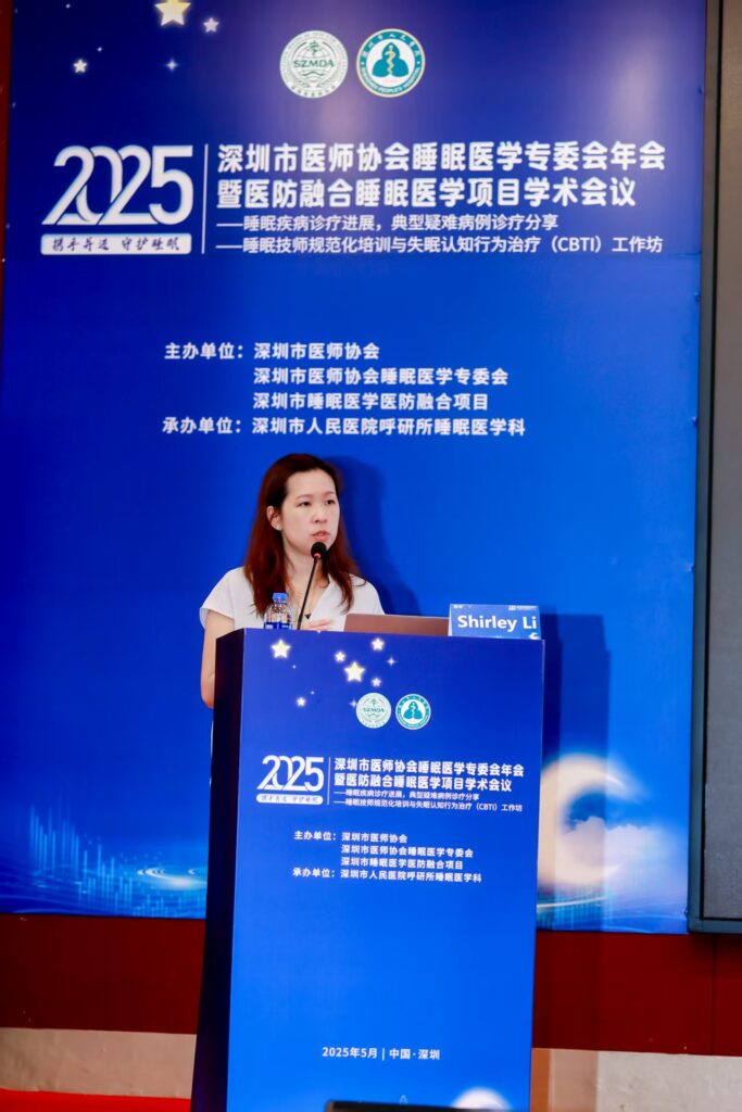 Dr. Li giving the Talk